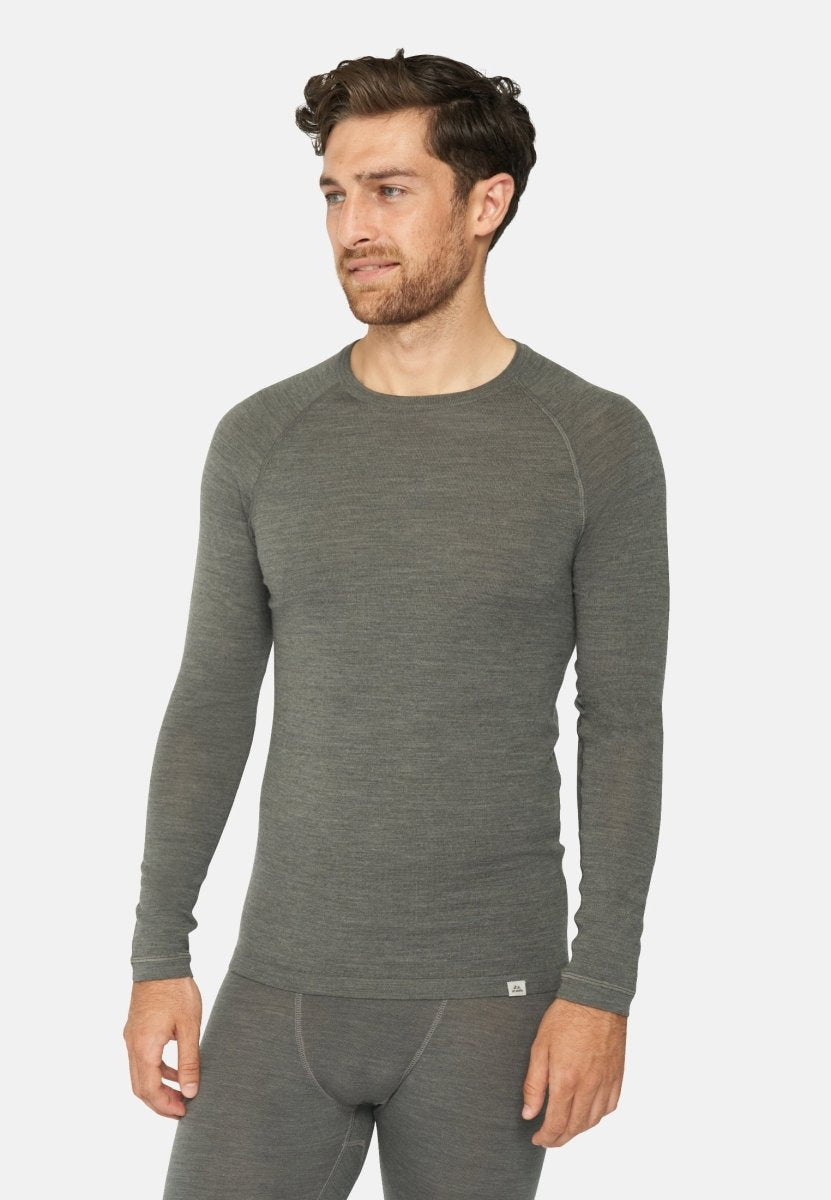 MERINO WOOL BASE LAYER SHIRT FOR MEN DANISH ENDURANCE