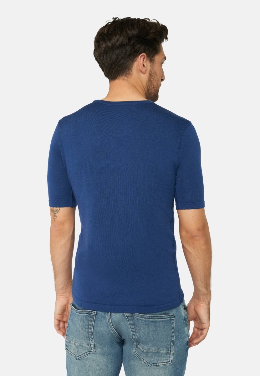 Camiseta Ivanhoe Agaton Trace para hombre-100% lana merino-verde claro