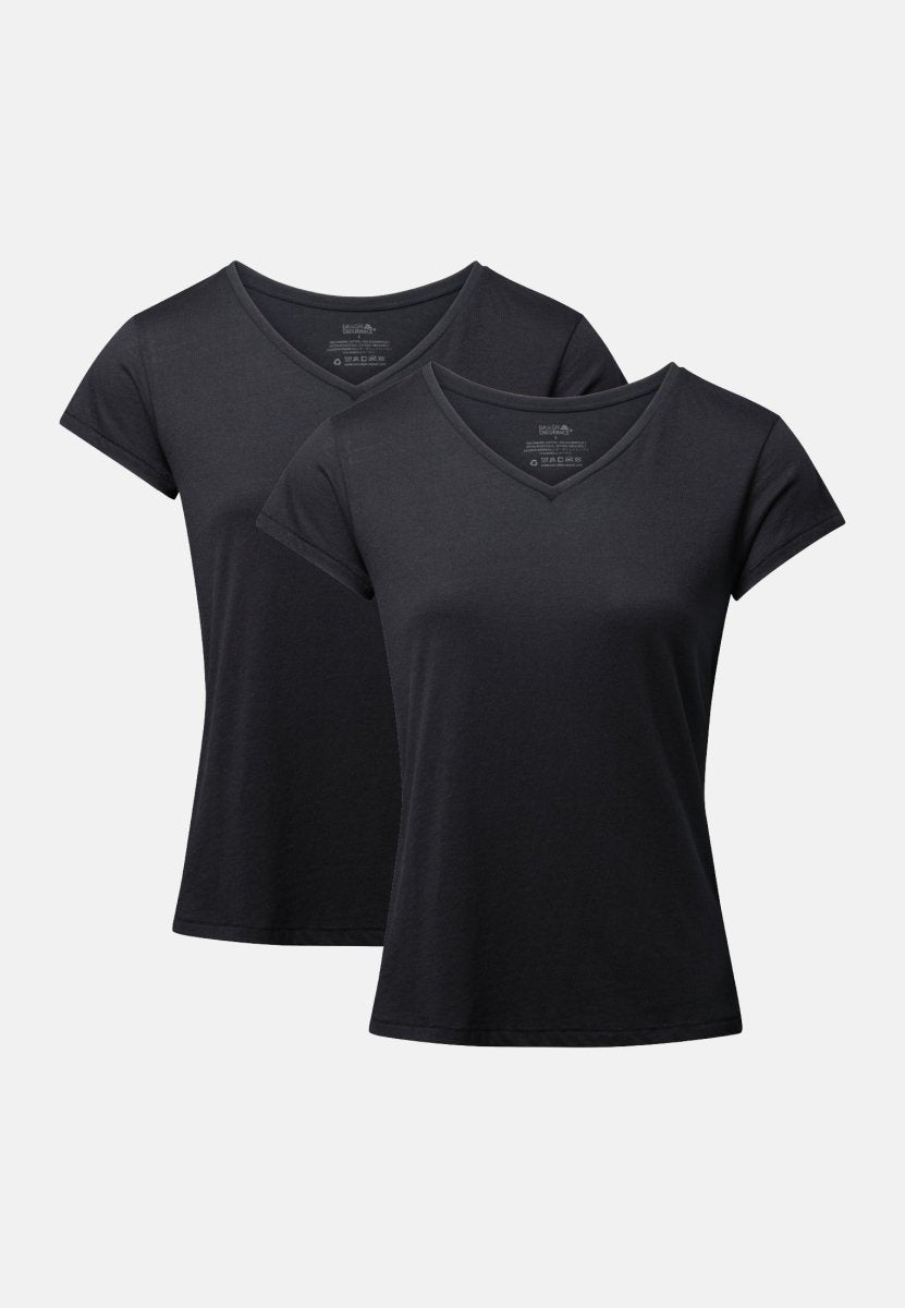 MODAL V NECK T-SHIRT FOR WOMEN - DANISH ENDURANCE