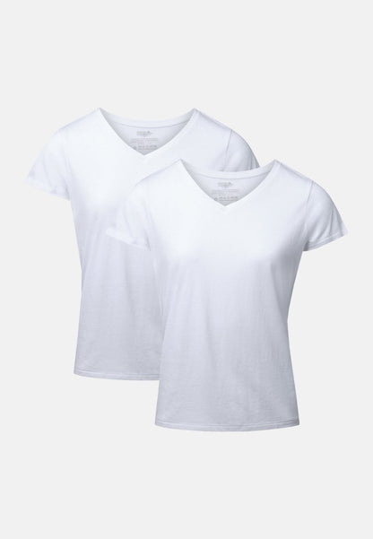 MODAL V NECK T-SHIRT FOR WOMEN - DANISH ENDURANCE