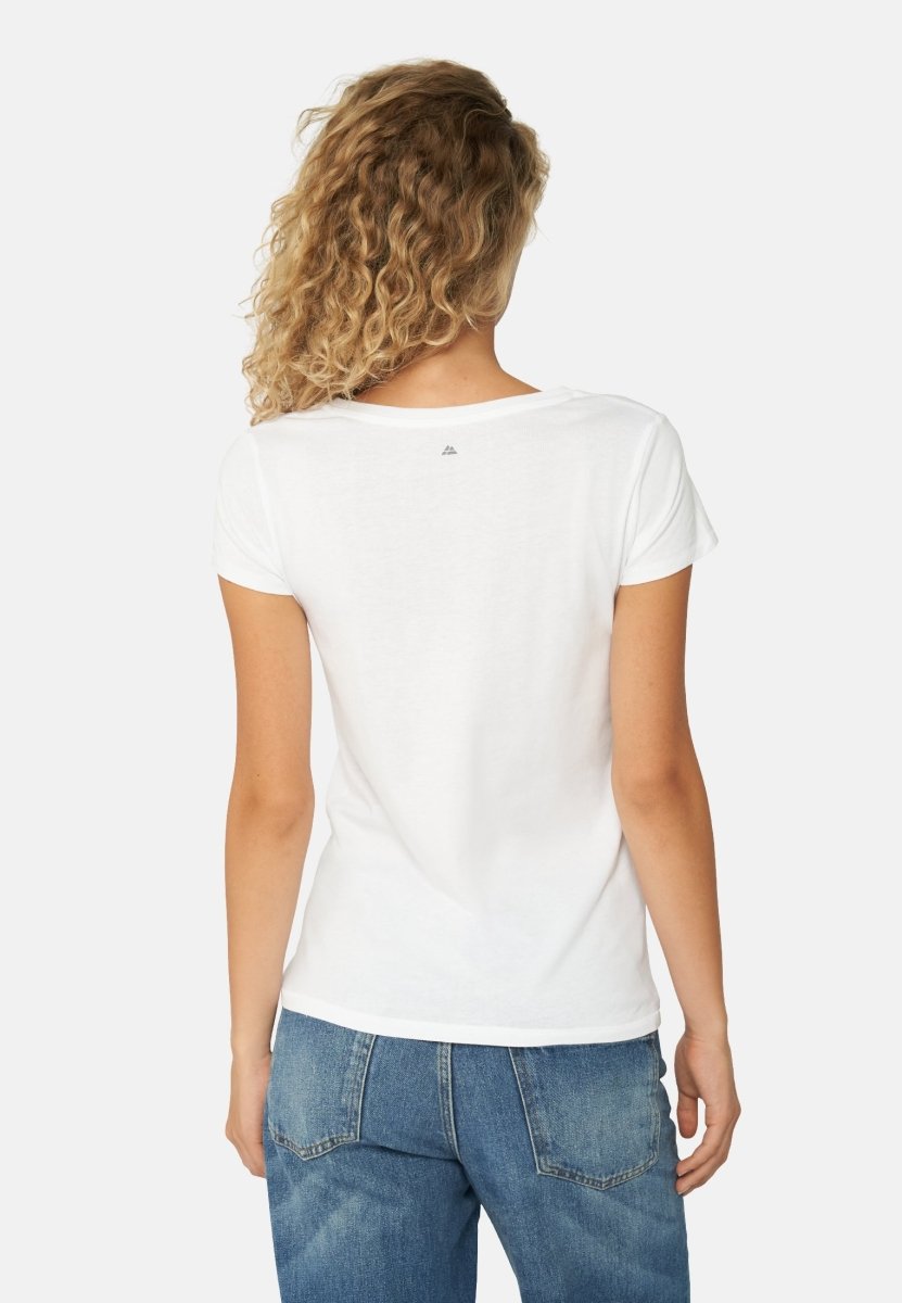 MODAL V NECK T-SHIRT FOR WOMEN - DANISH ENDURANCE