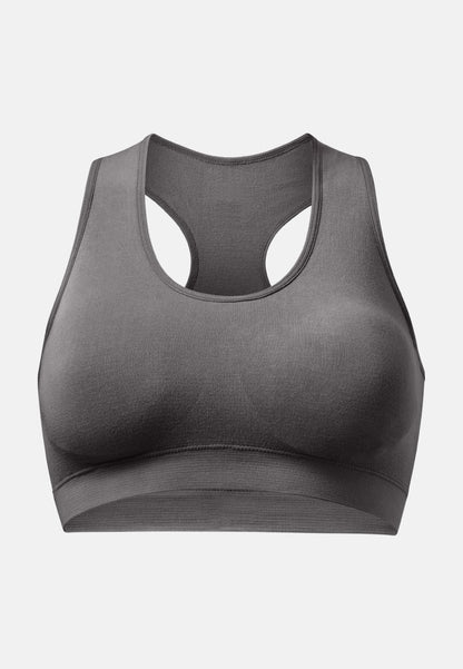 GREY SEAMLESS BAMBOO BRALETTE - DANISH ENDURANCE