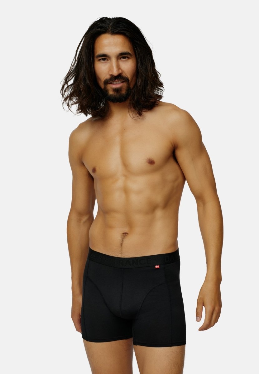 DANISH ENDURANCE Mens Trunks, Boxer Briefs, Boxers, Shorts Underpants, 1  Pack, Black, Small at  Men's Clothing store